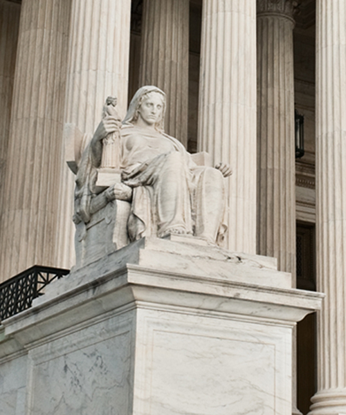 Court house decoration